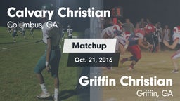 Matchup: Calvary Christian vs. Griffin Christian  2016