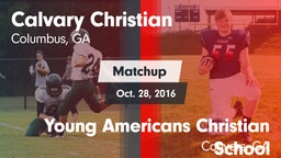 Matchup: Calvary Christian vs. Young Americans Christian School 2016