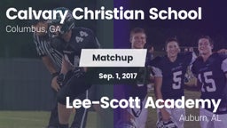 Matchup: Calvary Christian vs. Lee-Scott Academy 2017