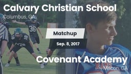 Matchup: Calvary Christian vs. Covenant Academy  2017