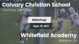 Matchup: Calvary Christian vs. Whitefield Academy 2017