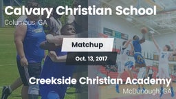 Matchup: Calvary Christian vs. Creekside Christian Academy 2017