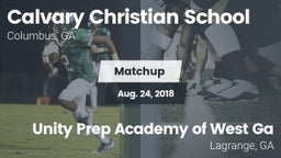 Matchup: Calvary Christian vs. Unity Prep Academy of West Ga 2018
