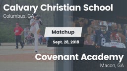 Matchup: Calvary Christian vs. Covenant Academy  2018