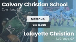 Matchup: Calvary Christian vs. Lafayette Christian  2018