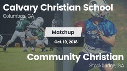 Matchup: Calvary Christian vs. Community Christian  2018