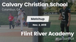 Matchup: Calvary Christian vs. Flint River Academy  2018