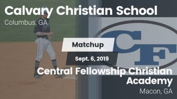 Matchup: Calvary Christian vs. Central Fellowship Christian Academy  2019