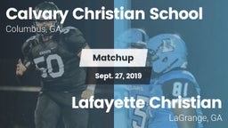 Matchup: Calvary Christian vs. Lafayette Christian  2019