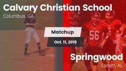 Matchup: Calvary Christian vs. Springwood  2019