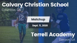Matchup: Calvary Christian vs. Terrell Academy  2020