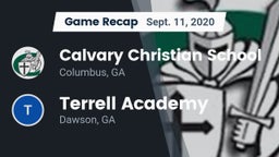 Recap: Calvary Christian School vs. Terrell Academy  2020