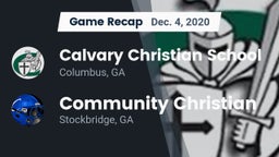 Recap: Calvary Christian School vs. Community Christian  2020