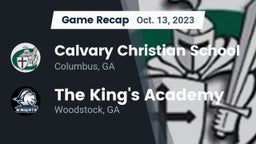 Recap: Calvary Christian School vs. The King's Academy 2023