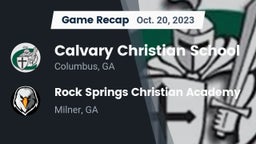 Recap: Calvary Christian School vs. Rock Springs Christian Academy 2023