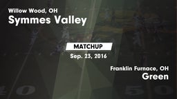 Matchup: Symmes Valley vs. Green  2016