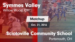 Matchup: Symmes Valley vs. Sciotoville Community School 2016