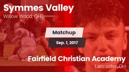 Matchup: Symmes Valley vs. Fairfield Christian Academy  2017