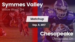 Matchup: Symmes Valley vs. Chesapeake  2017