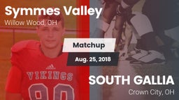 Matchup: Symmes Valley vs. SOUTH GALLIA  2018
