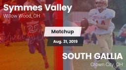 Matchup: Symmes Valley vs. SOUTH GALLIA  2019