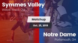 Matchup: Symmes Valley vs. Notre Dame  2019