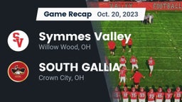 Recap: Symmes Valley  vs. SOUTH GALLIA  2023