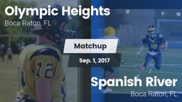 Matchup: Olympic Heights vs. Spanish River  2017