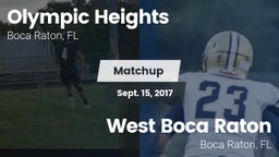 Matchup: Olympic Heights vs. West Boca Raton  2017