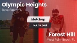 Matchup: Olympic Heights vs. Forest Hill  2017