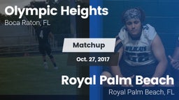 Matchup: Olympic Heights vs. Royal Palm Beach  2017