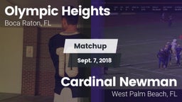 Matchup: Olympic Heights vs. Cardinal Newman   2018