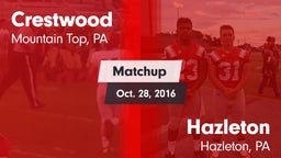 Matchup: Crestwood vs. Hazleton  2016