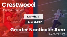 Matchup: Crestwood vs. Greater Nanticoke Area  2017