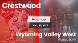 Matchup: Crestwood vs. Wyoming Valley West  2017
