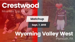 Matchup: Crestwood vs. Wyoming Valley West  2018
