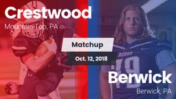 Matchup: Crestwood vs. Berwick  2018