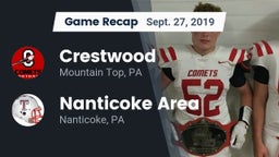 Recap: Crestwood  vs. Nanticoke Area  2019