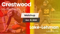 Matchup: Crestwood vs. Lake-Lehman  2020