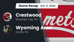 Recap: Crestwood  vs. Wyoming Area  2020