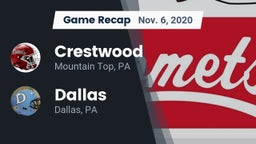Recap: Crestwood  vs. Dallas  2020