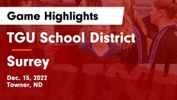 TGU School District vs Surrey  Game Highlights - Dec. 15, 2022