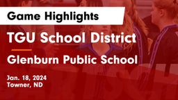 TGU School District vs Glenburn Public School Game Highlights - Jan. 18, 2024
