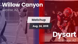 Matchup: Willow Canyon vs. Dysart  2018