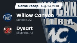 Recap: Willow Canyon  vs. Dysart  2018