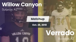 Matchup: Willow Canyon vs. Verrado  2018