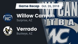Recap: Willow Canyon  vs. Verrado  2018