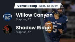 Recap: Willow Canyon  vs. Shadow Ridge  2019
