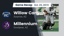 Recap: Willow Canyon  vs. Millennium   2019
