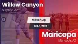 Matchup: Willow Canyon vs. Maricopa  2020